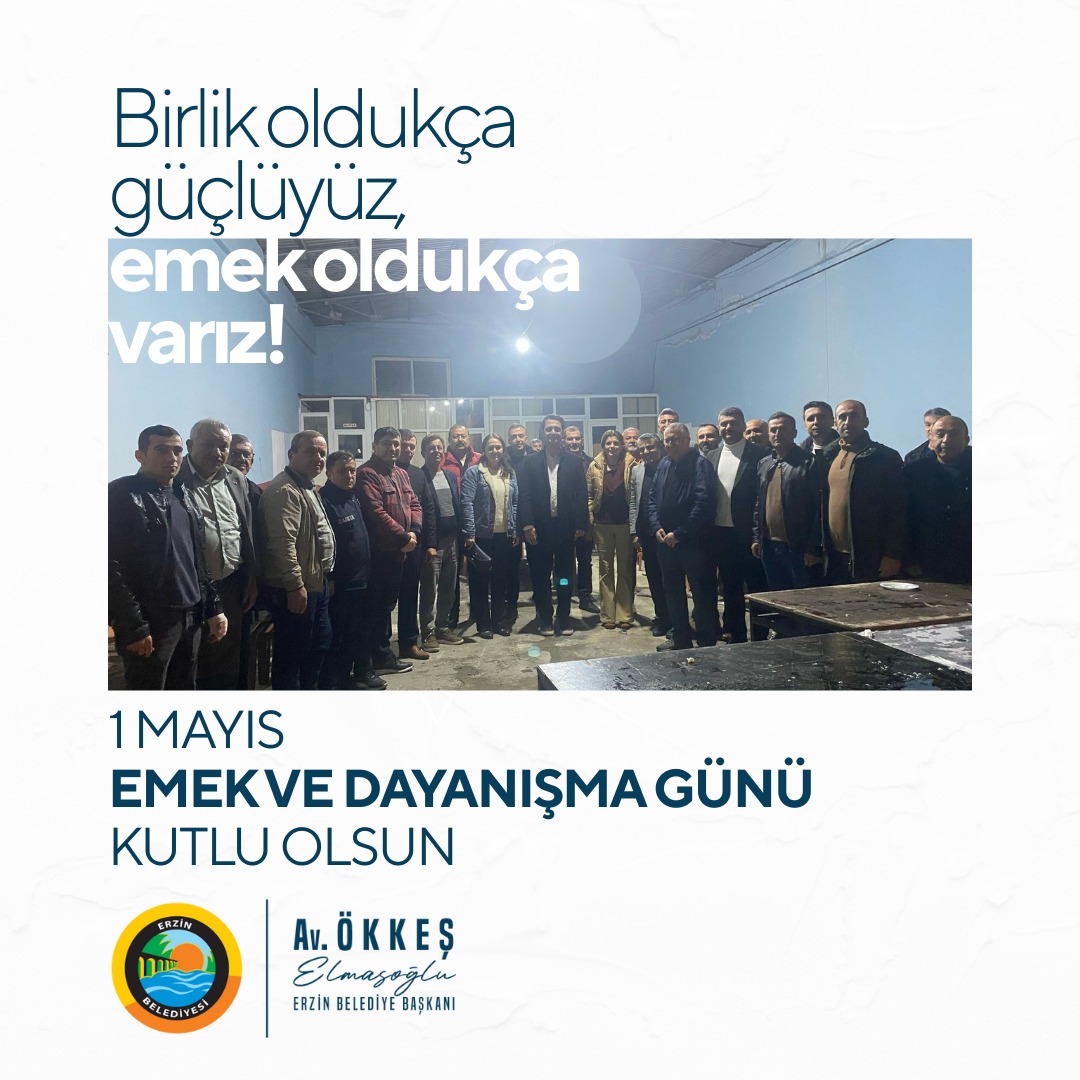 1 Mayıs Emek ve Dayanışma Günü Kutlu Olsun.